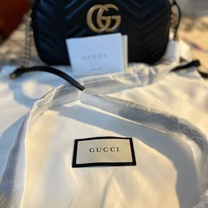 GG Marmont small matelassé shoulder bag